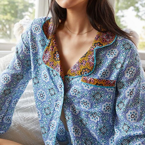 Anthropologie Forest Fable Pajama Top new - Picture 8 of 8